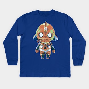 EVA Unit 01 Kids Long Sleeve T-Shirt